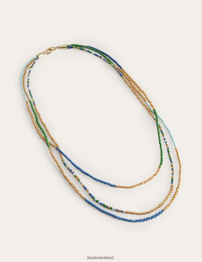Blue Multi Accessory Beaded Necklace Boden Women L466L62333