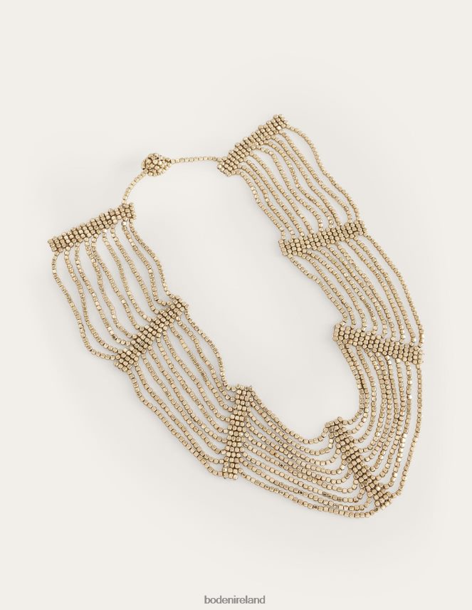 Gold Accessory Bead Layer Necklace Boden Women L466L6732