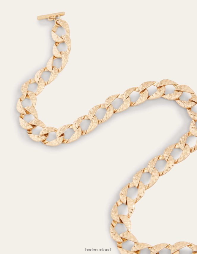 Gold Accessory Hammered Chain Necklace Boden Women L466L6733