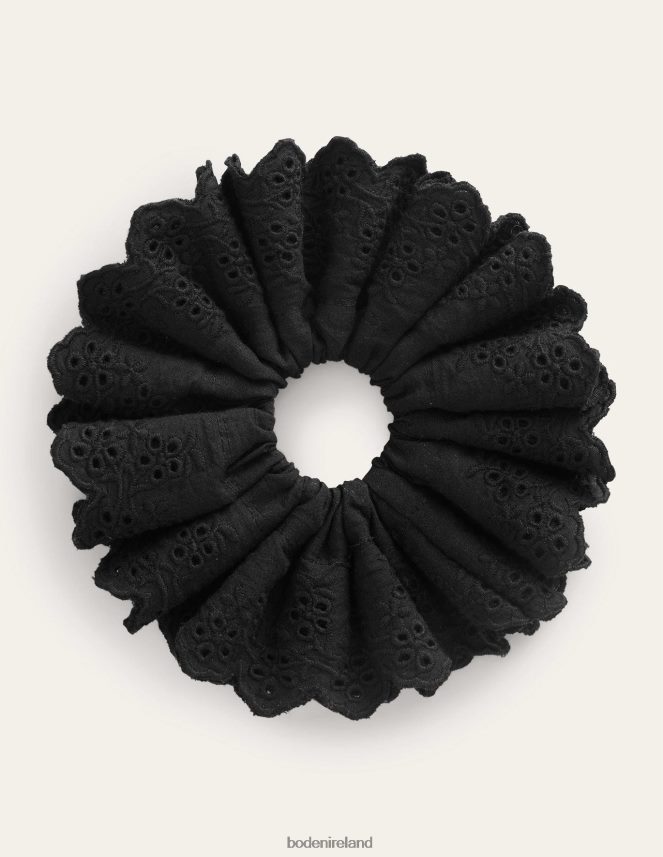 Black Accessory Broderie Scrunchie Boden Women L466L62352