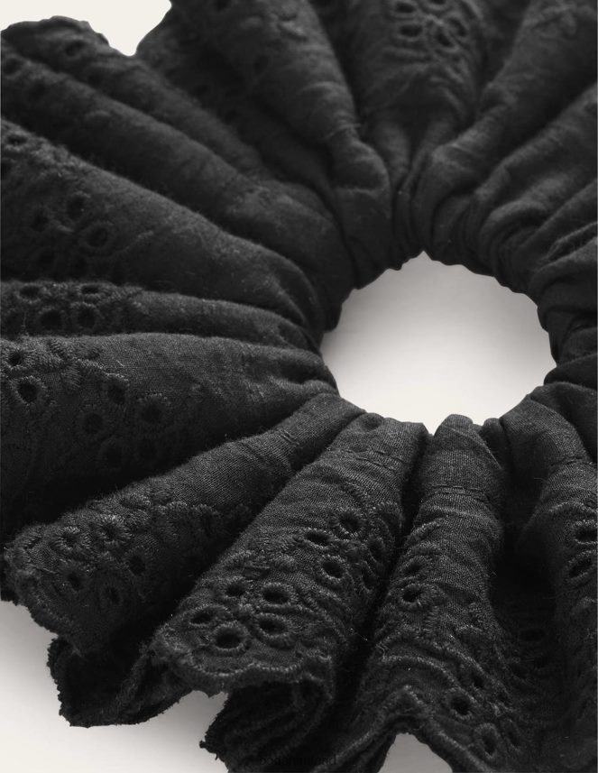 Black Accessory Broderie Scrunchie Boden Women L466L62352