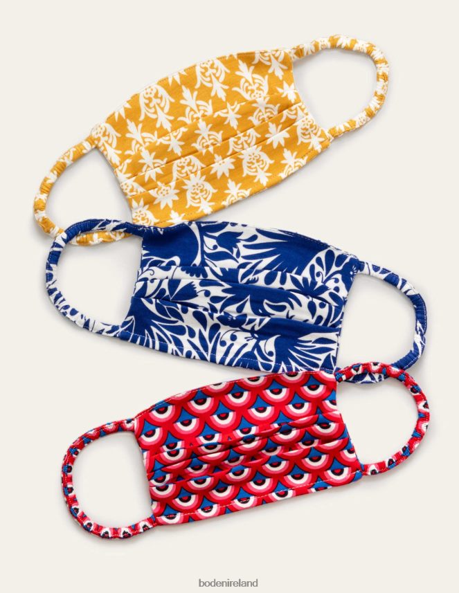 Multi Accessory Non-Medical Face Coverings 5pk Boden Women L466L62063