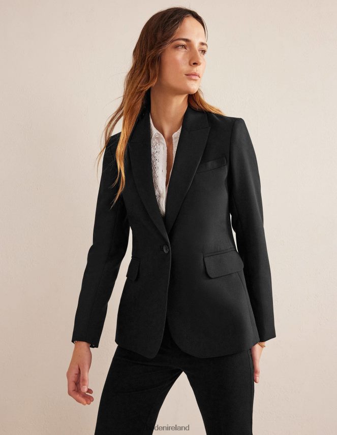 Black Clothing Tailored Suit Blazer Boden Women L466L6675