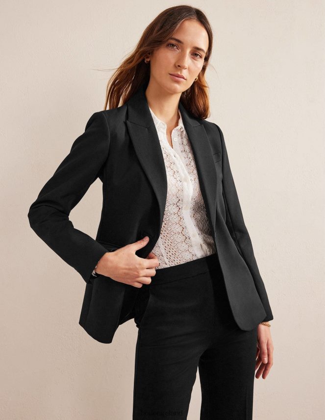 Black Clothing Tailored Suit Blazer Boden Women L466L6675