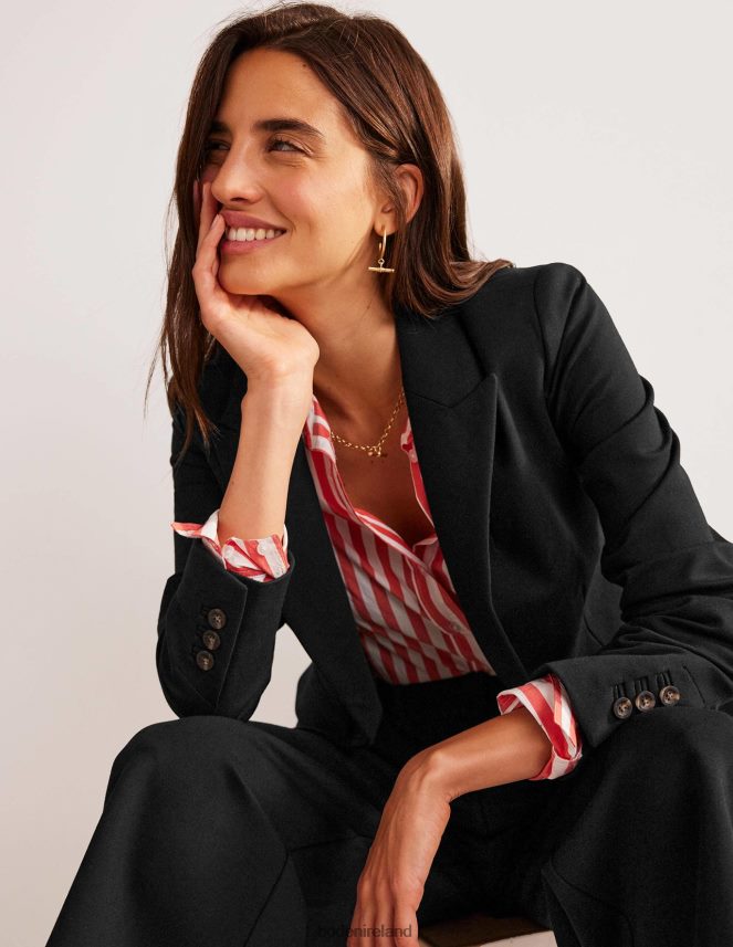 Black Clothing The Marylebone Jersey Blazer Boden Women L466L6670