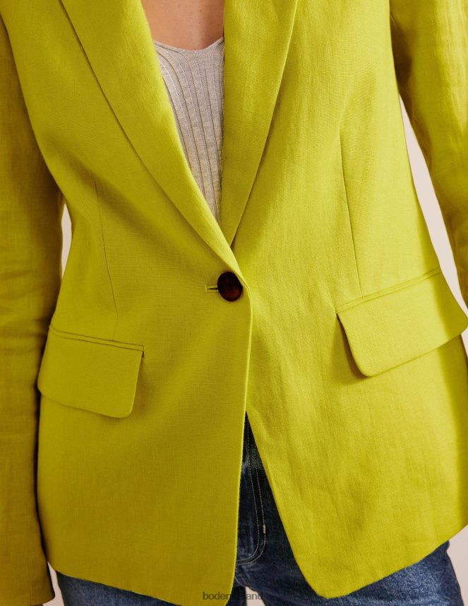 CITRUS Clothing The Cambridge Linen Blazer Boden Women L466L6678