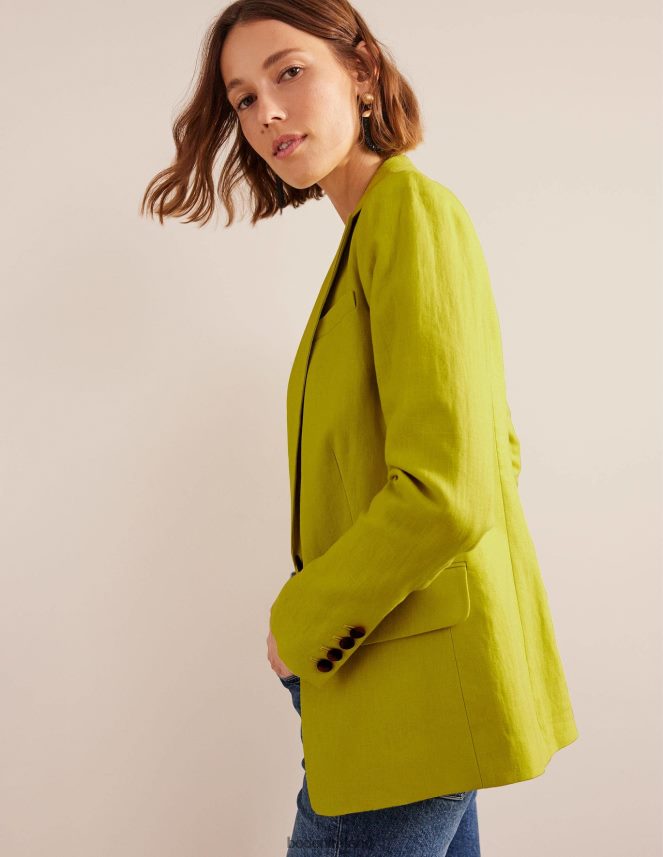 CITRUS Clothing The Cambridge Linen Blazer Boden Women L466L6678