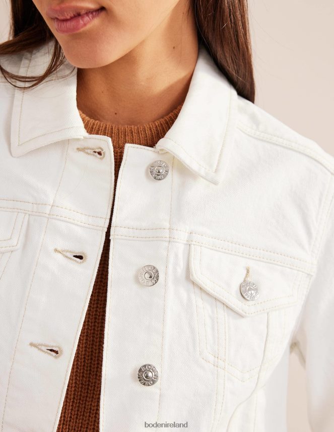 Ecru Clothing Rigid Denim Jacket Boden Women L466L6668