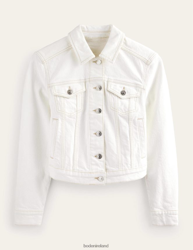 Ecru Clothing Rigid Denim Jacket Boden Women L466L6668
