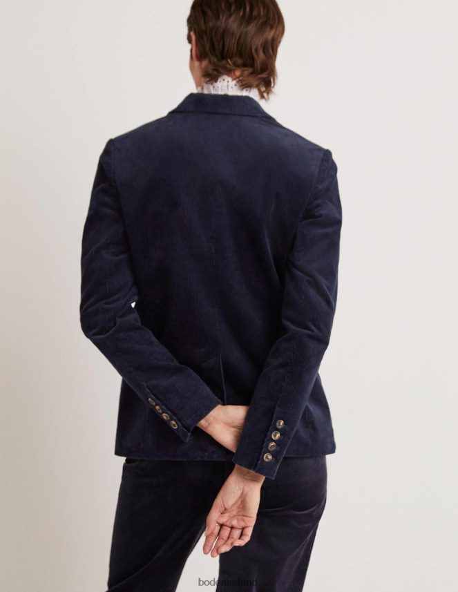 Navy Clothing Fitted Corduroy Blazer Boden Women L466L6669
