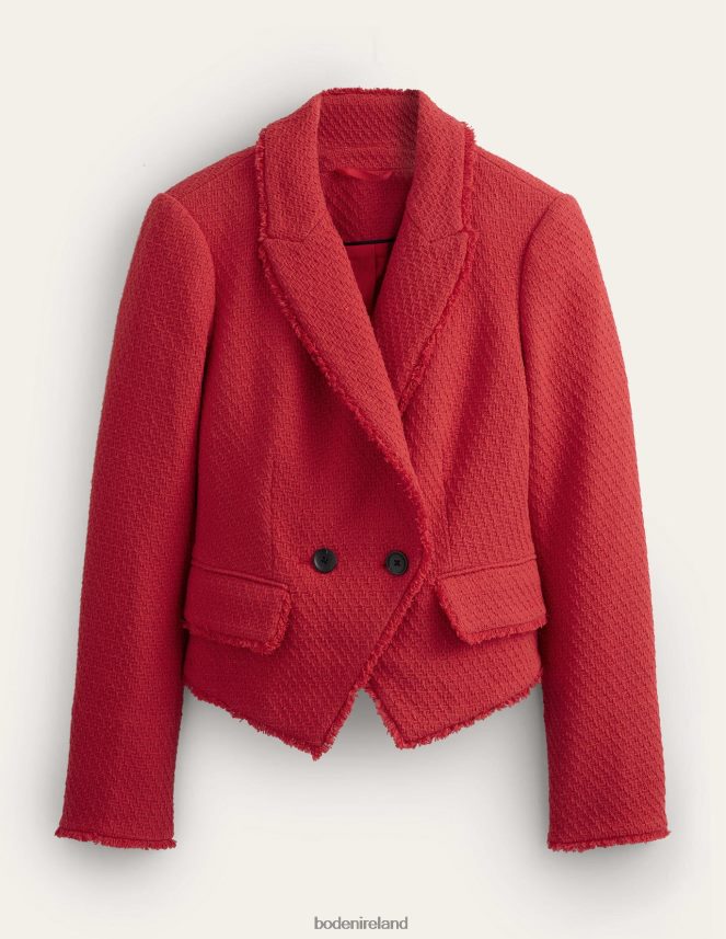 Strawberry Tart Clothing The York Cropped Cotton Blazer Boden Women L466L61429