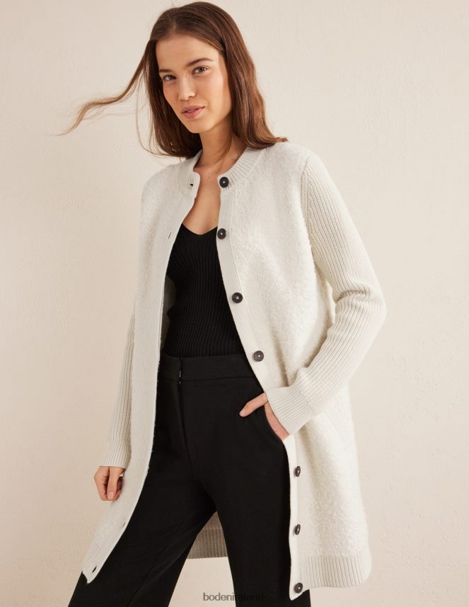 Warm Ivory Clothing Cosy Boucle Coatigan Boden Women L466L62101