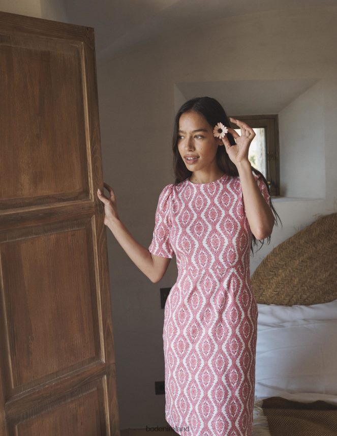 Amaryllis & Botanic Wreath Clothing Zoe Jersey Dress Boden Women L466L65