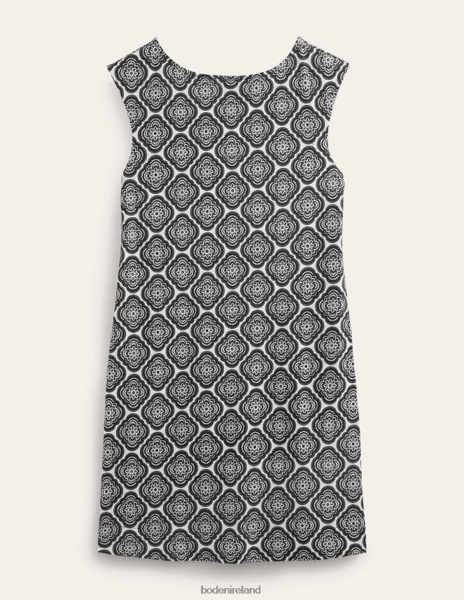 Black & Botanic Blush Clothing Sleeveless Jersey Shift Dress Boden Women L466L6949