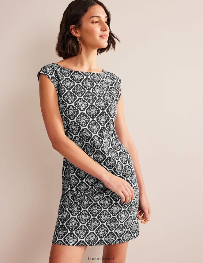 Black & Botanic Blush Clothing Sleeveless Jersey Shift Dress Boden Women L466L6949