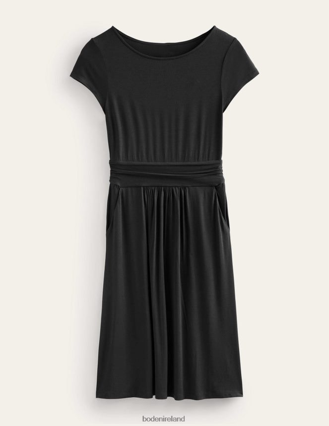 Black Clothing Amelie Jersey Dress Boden Women L466L636