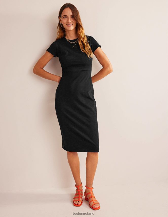 Black Clothing Jersey Column Midi Dress Boden Women L466L62247