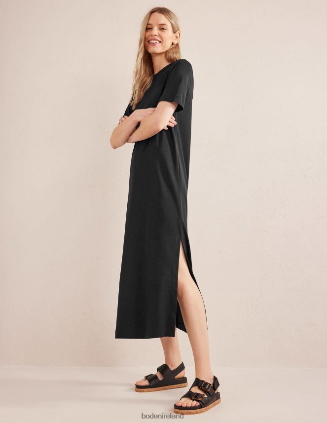 Black Clothing Jersey Midi T-Shirt Dress Boden Women L466L62256
