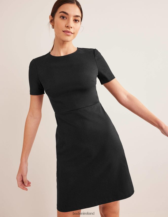 Black Clothing Jersey Mini Shift Dress Boden Women L466L682