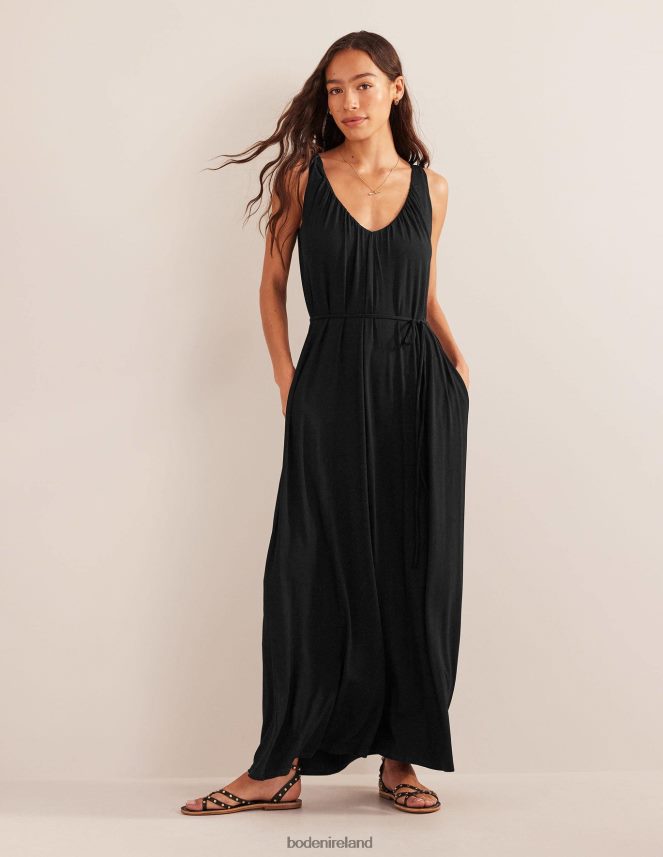 Black Clothing V-Neck Jersey Maxi Dress Boden Women L466L61202