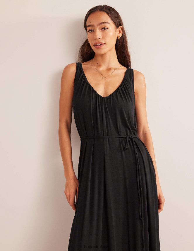 Black Clothing V-Neck Jersey Maxi Dress Boden Women L466L61202