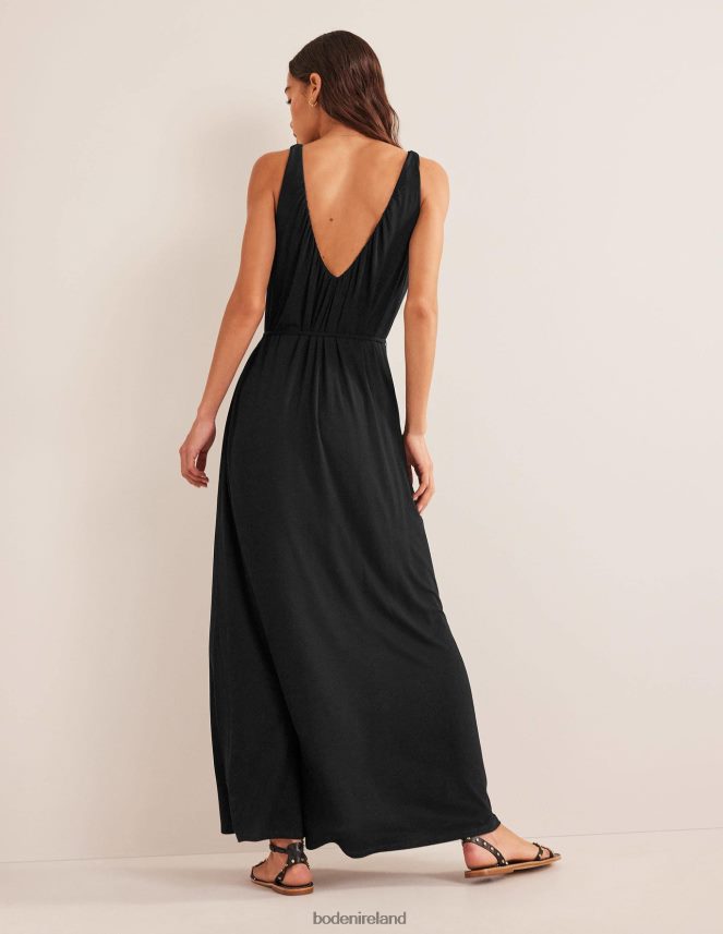 Black Clothing V-Neck Jersey Maxi Dress Boden Women L466L61202