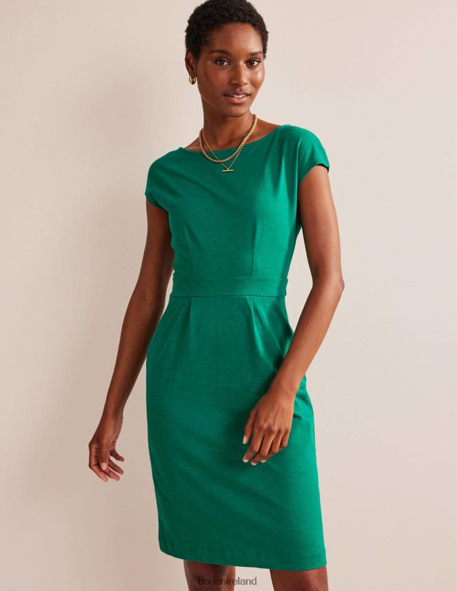 Bright Emerald Clothing Florrie Jersey Dress Boden Women L466L6588