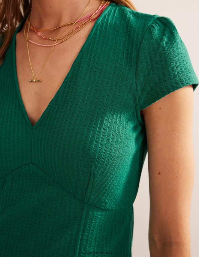 Bright Emerald Clothing Seersucker Jersey Tea Dress Boden Women L466L62138