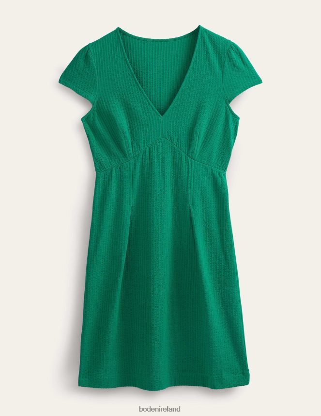 Bright Emerald Clothing Seersucker Jersey Tea Dress Boden Women L466L62138