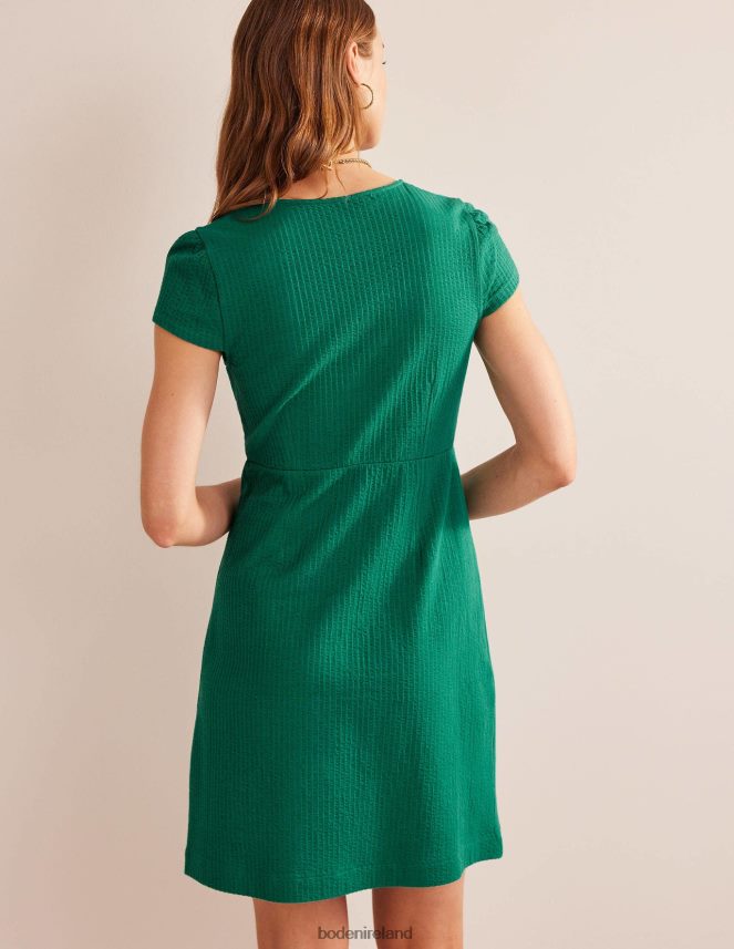 Bright Emerald Clothing Seersucker Jersey Tea Dress Boden Women L466L62138