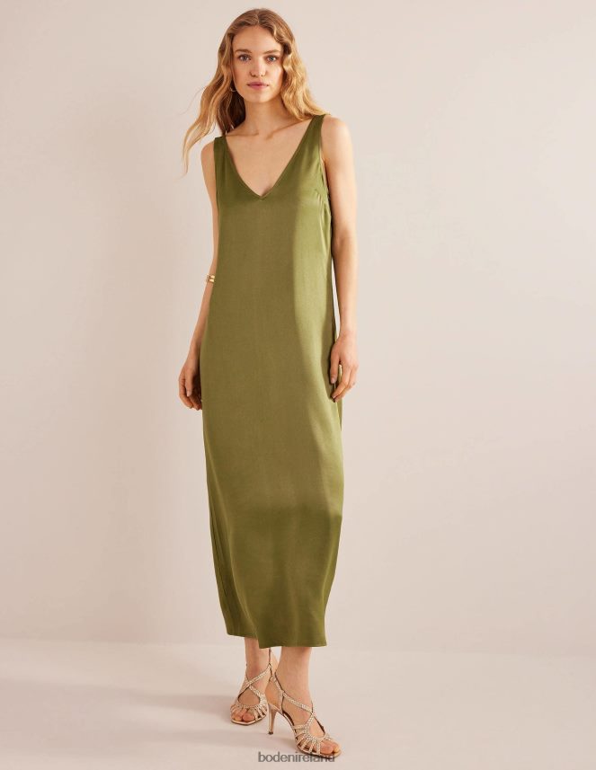 Capulet Olive Clothing Satin Slip Maxi Dress Boden Women L466L62180