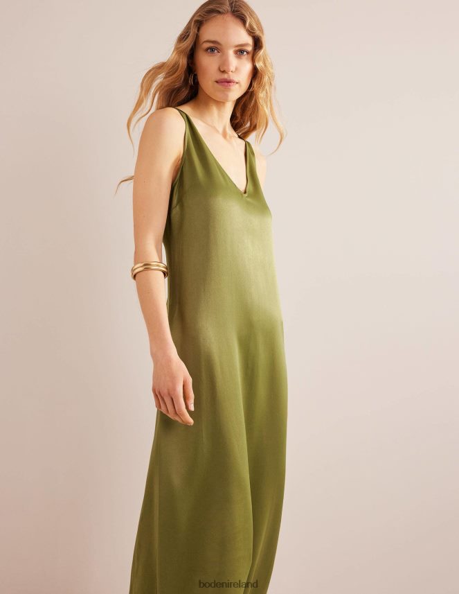 Capulet Olive Clothing Satin Slip Maxi Dress Boden Women L466L62180