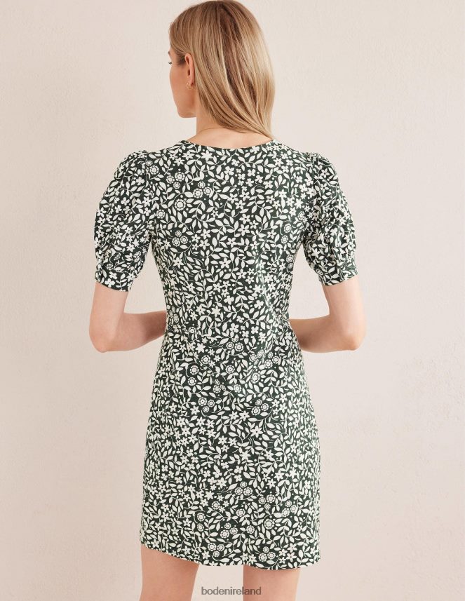 Chatsworth & Sunflower Pop Clothing V-Neck Jersey Mini Dress Boden Women L466L62159