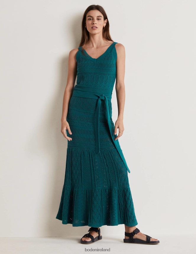 Chesapeake Bay Clothing Knitted Lace Maxi Dress Boden Women L466L62230