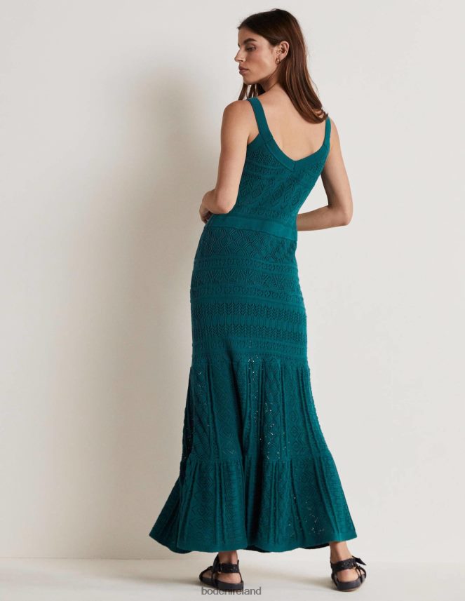 Chesapeake Bay Clothing Knitted Lace Maxi Dress Boden Women L466L62230