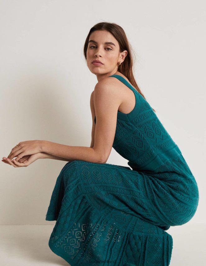 Chesapeake Bay Clothing Knitted Lace Maxi Dress Boden Women L466L62230