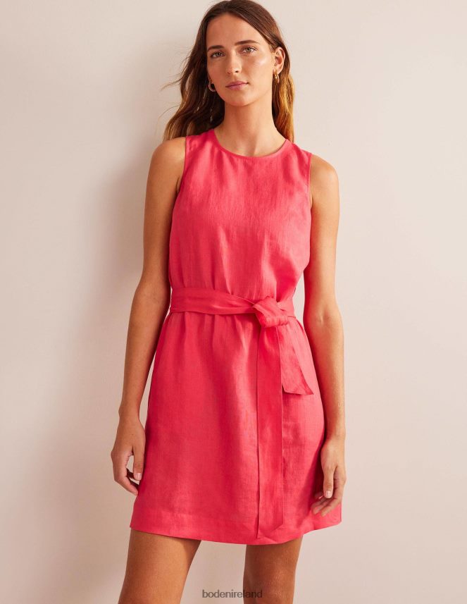 Coral Clothing Sleeveless Linen Dress Boden Women L466L625