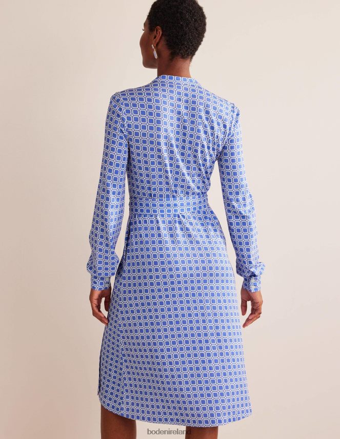 Cyan & Block Cube Clothing Julia Jersey Shirt Dress Boden Women L466L660