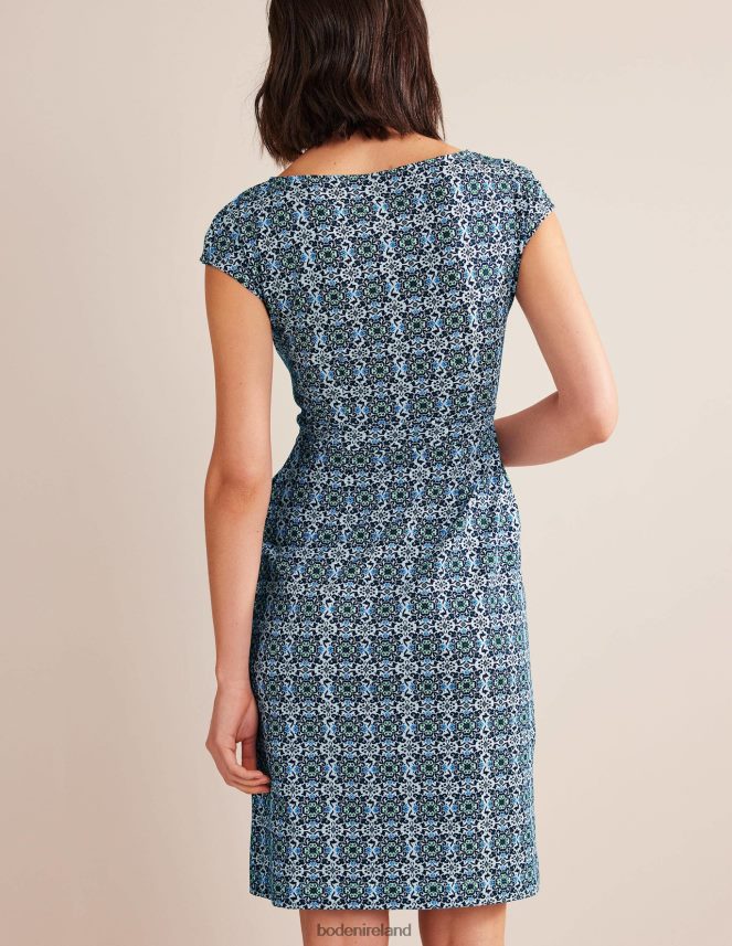 French Navy & Opulent Pome Clothing Florrie Jersey Dress Boden Women L466L61278