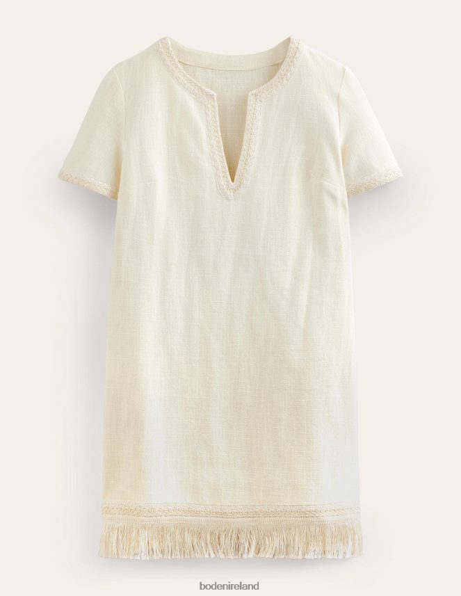 Ivory Clothing Fringe Hem Mini Shift Dress Boden Women L466L61337