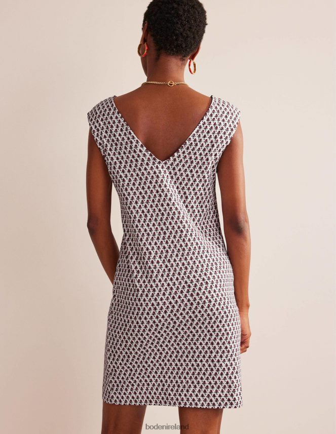 Ivory & Tulip Blush Clothing Sleeveless Jersey Shift Dress Boden Women L466L6571