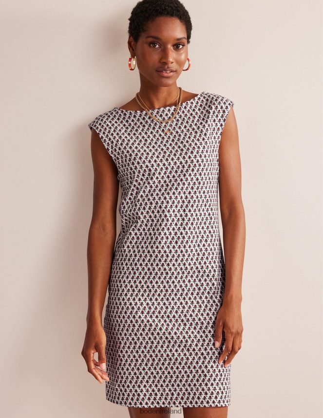 Ivory & Tulip Blush Clothing Sleeveless Jersey Shift Dress Boden Women L466L6571