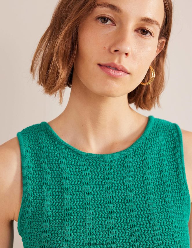 Jewel Clothing Scoop Back Knitted Mini Dress Boden Women L466L61001