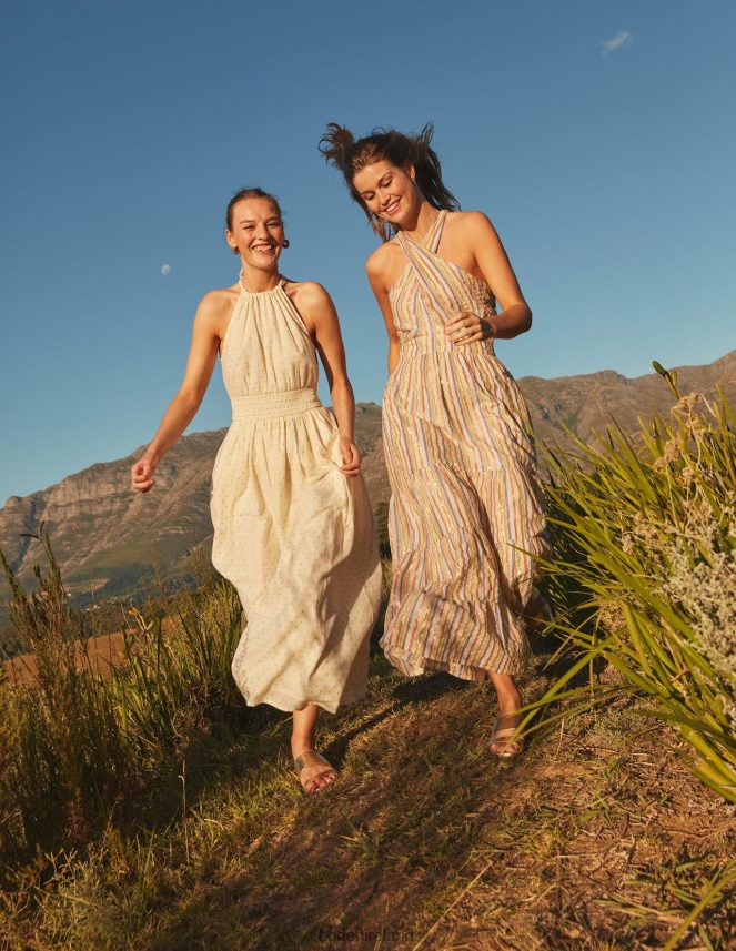 Metallic Multistripe Clothing Metallic Stripe Maxi Dress Boden Women L466L61261