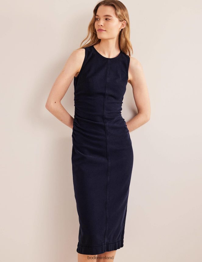 Mid Vintage Clothing Side Ruched Column Midi Dress Boden Women L466L61197