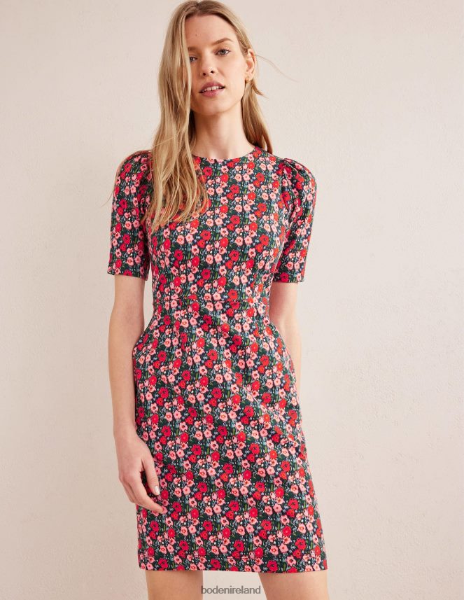 Multi & Abstract Poppy Clothing Zoe Jersey Dress Boden Women L466L62485