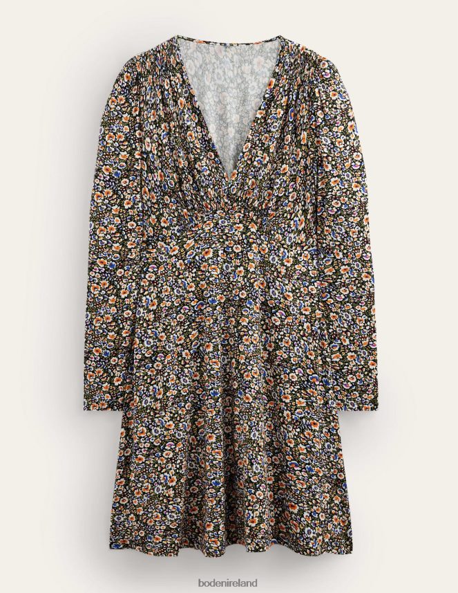 Multi & Eden Bloom Clothing Jersey Mini Tea Dress Boden Women L466L61501