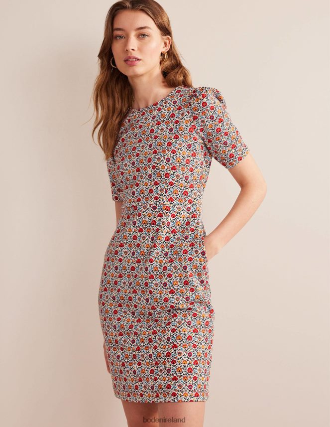 Multi & Enchanting Bloom Clothing Zoe Jersey Dress Boden Women L466L6956