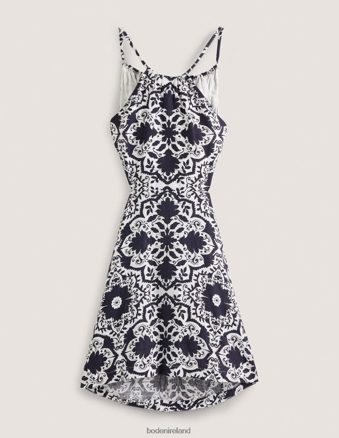 Navy & Bloomsbury Clothing Back Detail Mini Dress Boden Women L466L61878