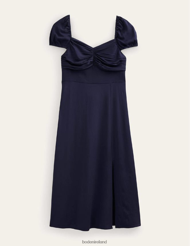 Navy Clothing Cap-Sleeve Midi Dress Boden Women L466L66